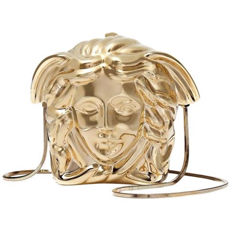 versace medusa gold bag|versace medusa clutch bag.